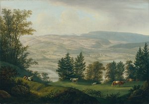 Omgivningen av Habsburg-ruinerna av Johann Caspar Rahn