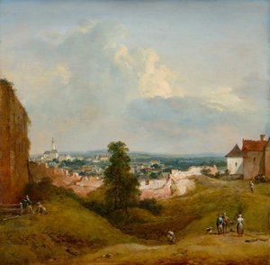 Utsikt från Albrechtsburg i Klosterneuburg