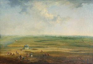 Laxenburg från Hayd Lusthaus mot Maria Lanzendorf