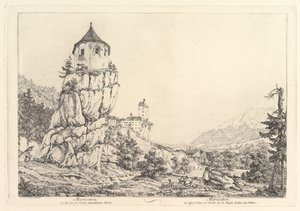 Landskap, Mariastein i Tyrolen, tidigt 1800-tal.