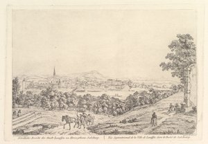 Vägar i hertigdömet Salzburg, tidigt 1800-tal. av Johann Christian Erhard