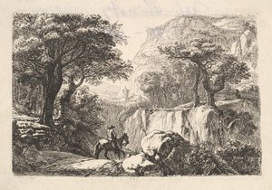 Ryttaren i ravinen, 1800-talet.
