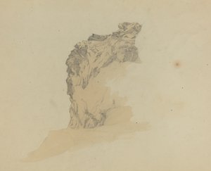 Studie av klippor av Johann Christian Heerdt