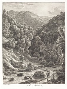 A Subiaco (nära Subiaco) av Johann Christian Reinhart