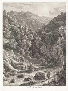 I Subiaco (nära Subiaco) av Johann Christian Reinhart