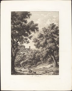 Och Tivoli av Johann Christian Reinhart