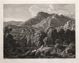 Heroic Landscape: Landscape with Town and River, 1799.