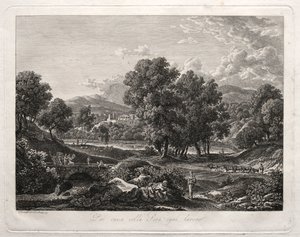 Heroic Landscape: The Shepherds Dance on the Bridge, 1792.