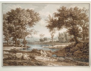 Heroiskt landskap av Johann Christian Reinhart