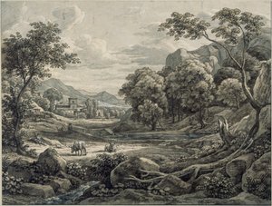 Ideallandskap av Johann Christian Reinhart