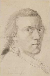 J C Reinhart Självporträtt 1786 av Johann Christian Reinhart