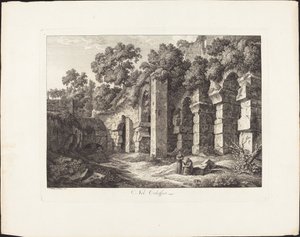I Colosseum av Johann Christian Reinhart