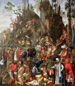De tiotusenas martyrskap, kopia av en målning av Albrecht Durer av Johann Christian Ruprecht