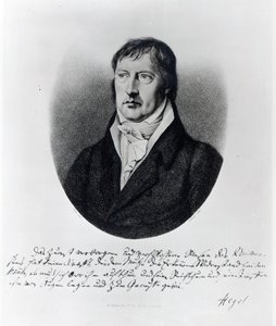 Georg Wilhelm Friedrich Hegel, graverad av F.W Bollinger, c.1825 av Johann Christian Xeller