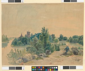 Franzensburg i Laxenburg av Johann Christoph Erhard