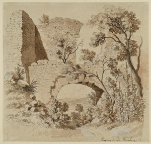 Ingång till Heimburgruinen av Johann Christoph Erhard