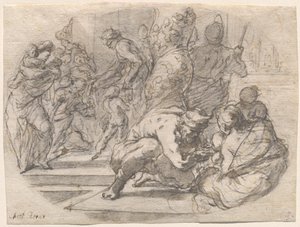 Kejsarinnan Pulcherias generositet av Johann Christoph Storer