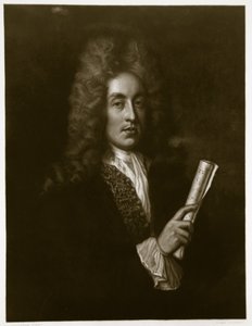 Porträtt av Henry Purcell (1659-95) graverad av George J. Zobel (1810-81)