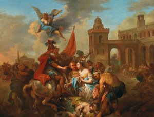 Romulus och Hersilien, ca 1764-1765.