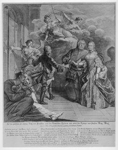 1763 tystnaden i Hubertusburg av Johann David Schleuen