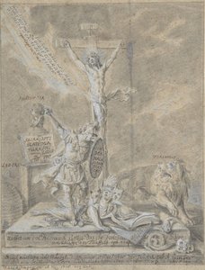 Allegori över kristna dygder, 1746. av Johann Elias Ridinger