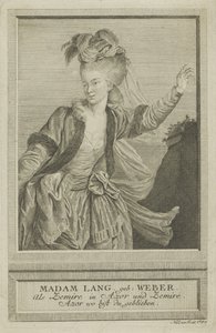 Aloisia Lange, född Weber 1760-1839 som Zemire, 1784.