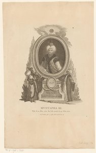 Porträtt av Mustafa III av Johann Esaias Nilson