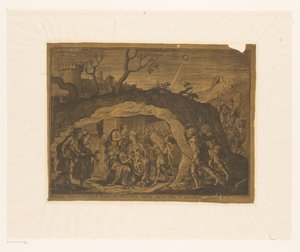 Tillbedjan av kungarna av Johann Everaerts