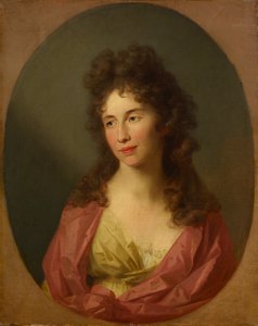 Porträtt av Konradine Hufeland, född Wiedemann av Johann Friedrich August Tischbein