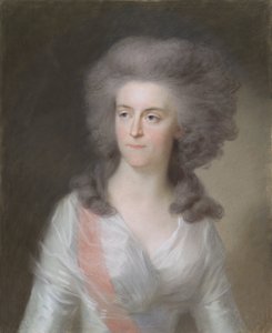 Frederika Sophia Wilhelmina (Wilhelmina; 1751-1820), prinsessa av Preussen. Fru till prins Willem V av Johann Friedrich August Tischbein