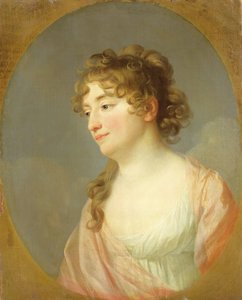 Krigsrådet Wilhelmine Schmidt, ca 1800 av Johann Friedrich August Tischbein