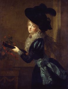 Lutspelerska av Johann Friedrich August Tischbein