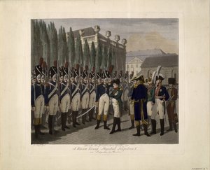 Parad av de franska gardena vid Lustgarten i Berlin 1806, 1806