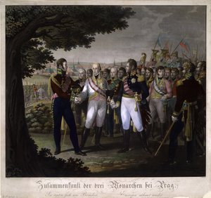 Mötet mellan kejsarna Frans I av Österrike, Alexander I av Ryssland och Fredrik Vilhelm III o