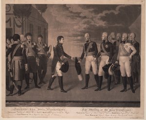 Tilsit möte för tre monarker i juli 1807, 1808