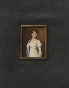 Portrait of an unknown young woman  av Johann Friedrich Leybold