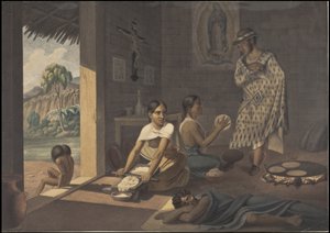 En samling av Waldecks originalkonstverk från Mesoamerika, ruta 10 av 22 av Johann Friedrich Maximilian von Waldeck