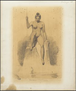 En samling av Waldecks originalkonstverk från Mesoamerika, ruta 1 av 22 av Johann Friedrich Maximilian von Waldeck
