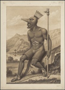 En samling av Waldecks originalkonstverk från Mesoamerika, ruta 3 av 22 av Johann Friedrich Maximilian von Waldeck