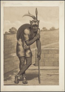 En samling av Waldecks originalkonstverk från Mesoamerika, ruta 3 av 22 av Johann Friedrich Maximilian von Waldeck