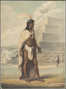 En samling av Waldecks originalkonstverk från Mesoamerika, ruta 3 av 22 av Johann Friedrich Maximilian von Waldeck
