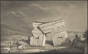 En samling av Waldecks originalkonstverk från Mesoamerika, ruta 6 av 22 av Johann Friedrich Maximilian von Waldeck