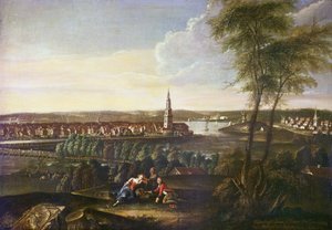 Vaaiga i le Ekalesia a le Agaga Paia ma le pitonuu o Nowawes mai Brauhausberg, 1771 swed