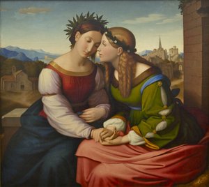 Italia och Germania Sulamith and Mary, 1828