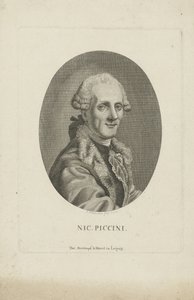 Porträtt av kompositören Niccolò Piccinni 1728-1800, ca. 1790.