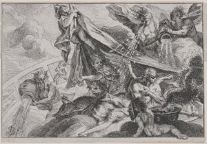 Allegory of Winter med Diana the Huntress