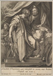 Judith dräpar Holofernes, 1705-62.
