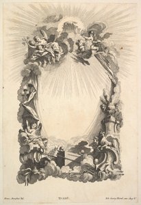 Förbundets ark, från Book of Cartouches, mitten av 1700-talet. av Johann Georg Hertel