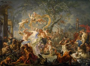 En allegori om vanstyre, 1720-61. av Johann Georg Platzer