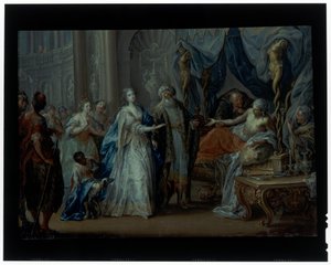 Antiochus och Stratonike av Johann Georg Platzer